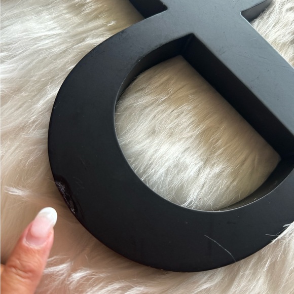 Black Large Wooden Letters, & Signs Ampersands, - Picture 4 of 8